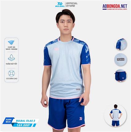 Áo Không Logo Bulbal Olas 2 Xanh Bích